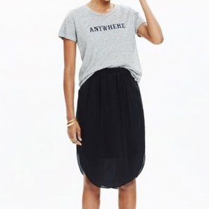 Madewell Island Midi Silk Skirt